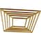 Ekena Millwork Raven Architectural Grade PVC Pierced Ceiling Medallion, Gold, 18"OD x 6 5/8"ID x 1/2"P CMPP18X18RASGO - alternate 3